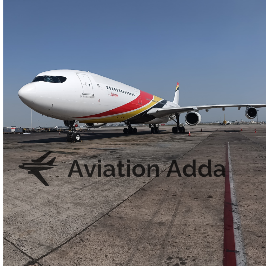 YR-LRD - SpiceJet Airbus A340