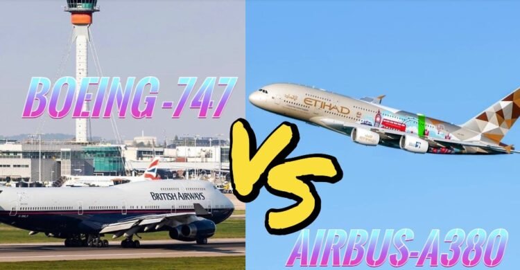 Boeing 747 vs Airbus A380_AviationAdda.Com