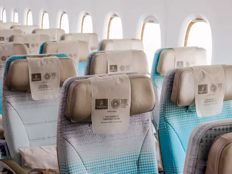 Emirates A380 Economy Class