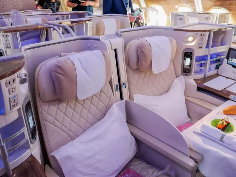 Emirates A380 From Inside View