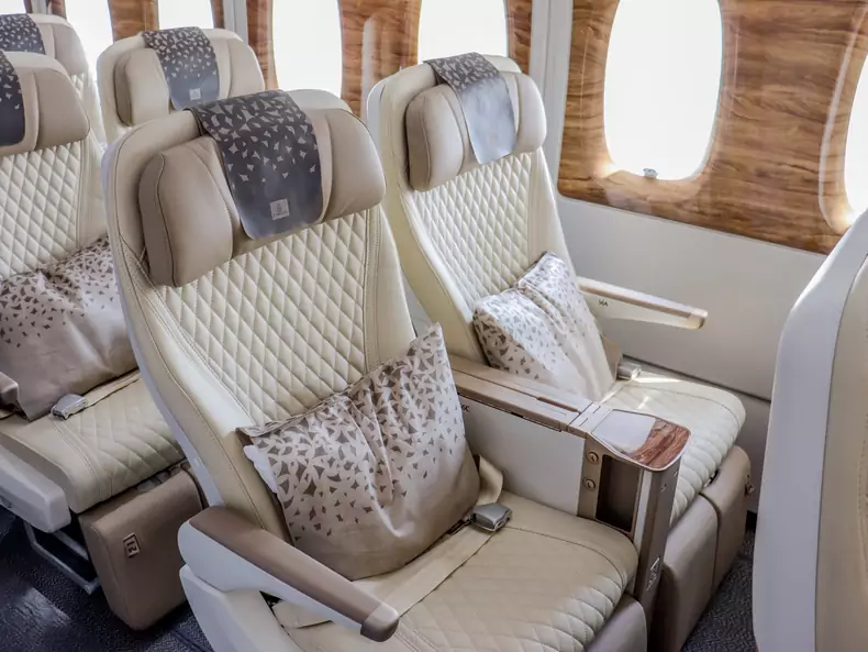 Emirates A380 From Inside