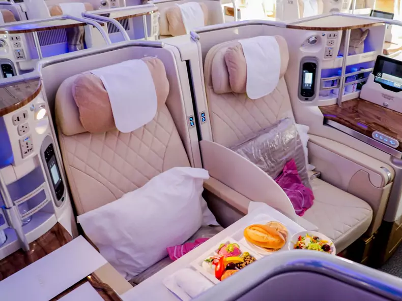 Emirates A380 From Inside View