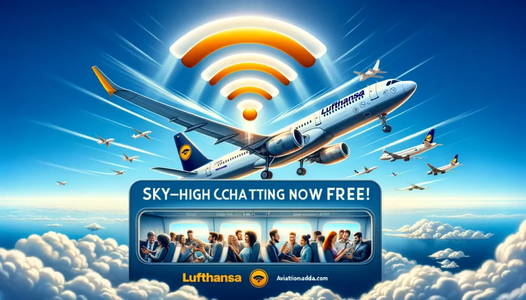Lufthansa Free Messaging, Lowers Wi-Fi Pricing