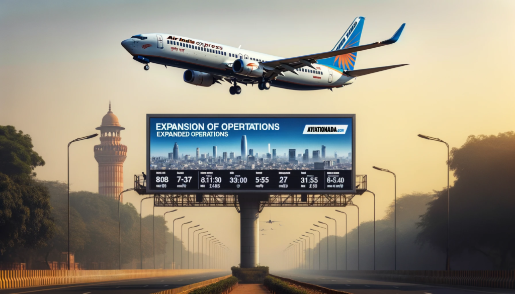 Photo of an Air India Express Boeing 737 MAX 8 aircraft taking off against a backdrop of a clear sky