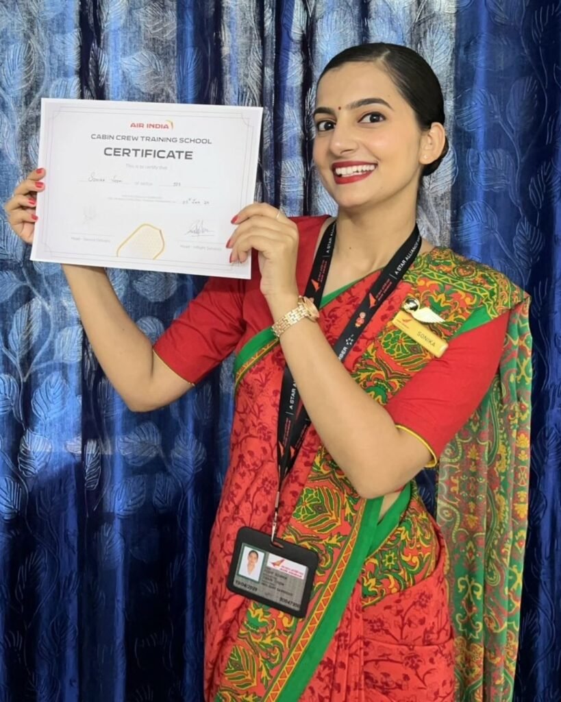 Sonica Joshi Air India Cabin Crew