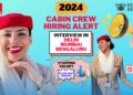 Emirates Cabin Crew Interview India 2024