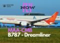 Air India B787 India to Colombo